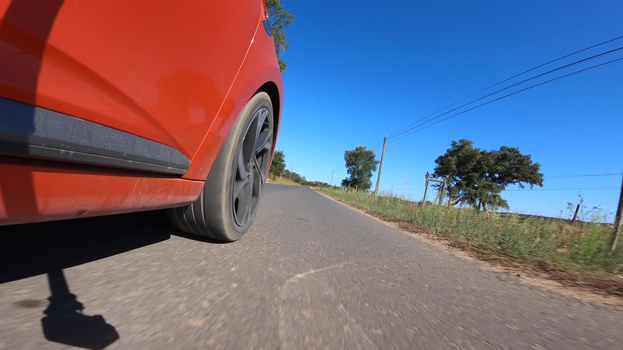 道路-汽车-驾驶-景观-乡村视频素材