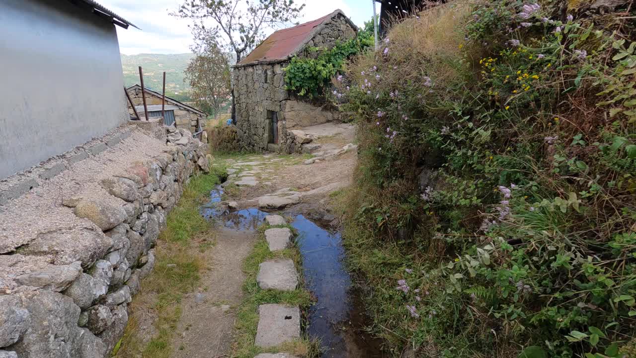 路-山-石-自然视频素材