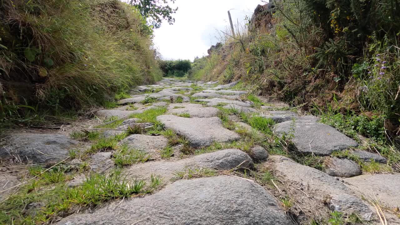 路-山-石-自然视频素材