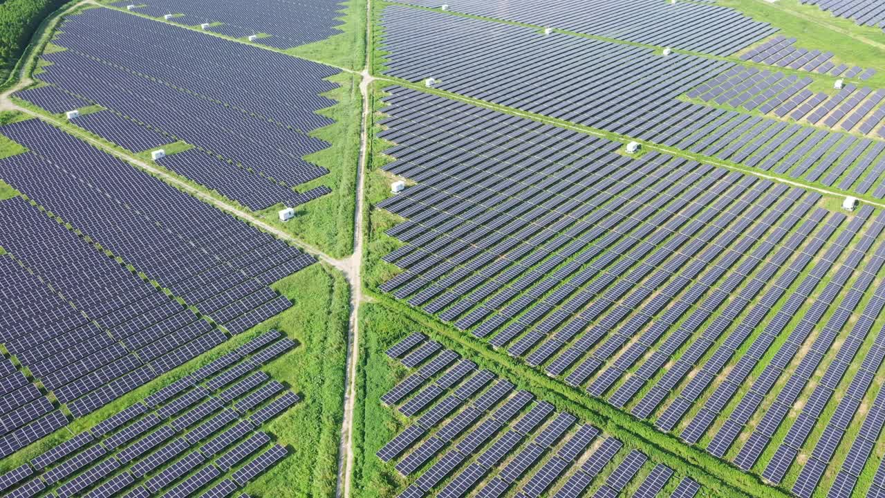 太阳能发电站视频素材