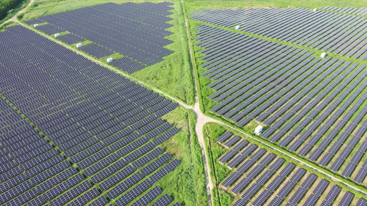 太阳能发电站视频素材