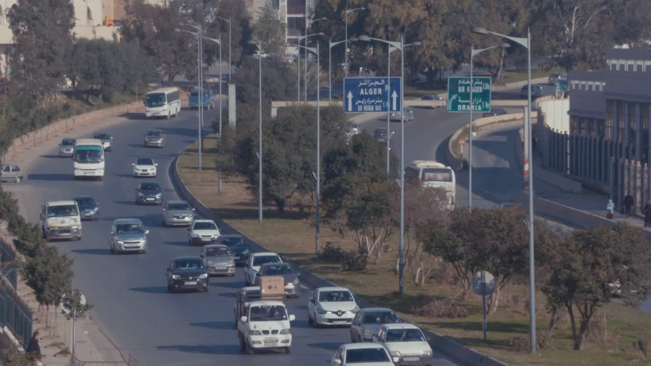 阿尔及尔公路交通视频下载