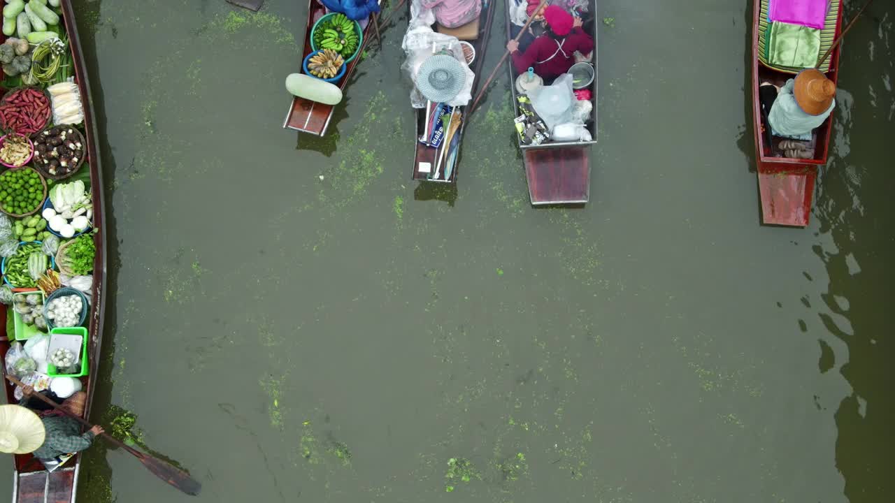 4K传统水上市场视频素材