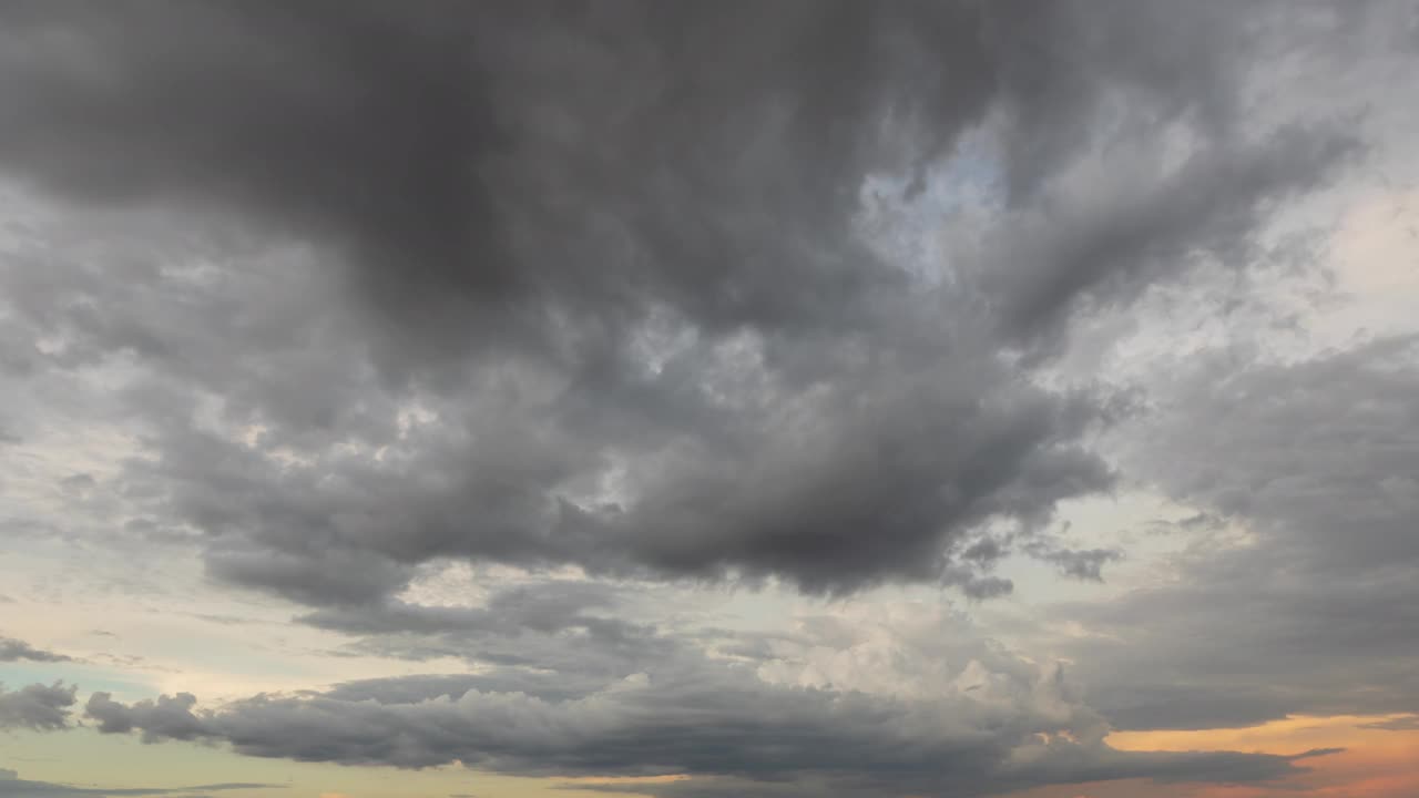 雨云时间间隔视频素材