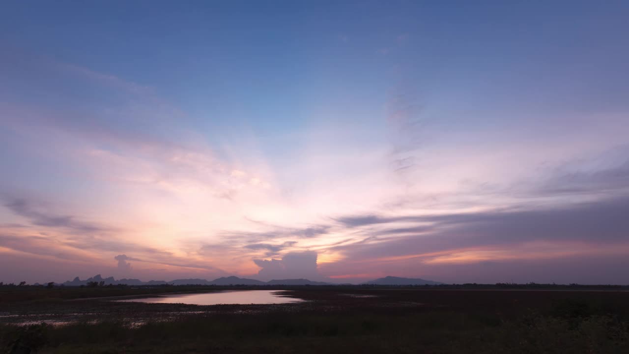 日落时间流逝视频素材