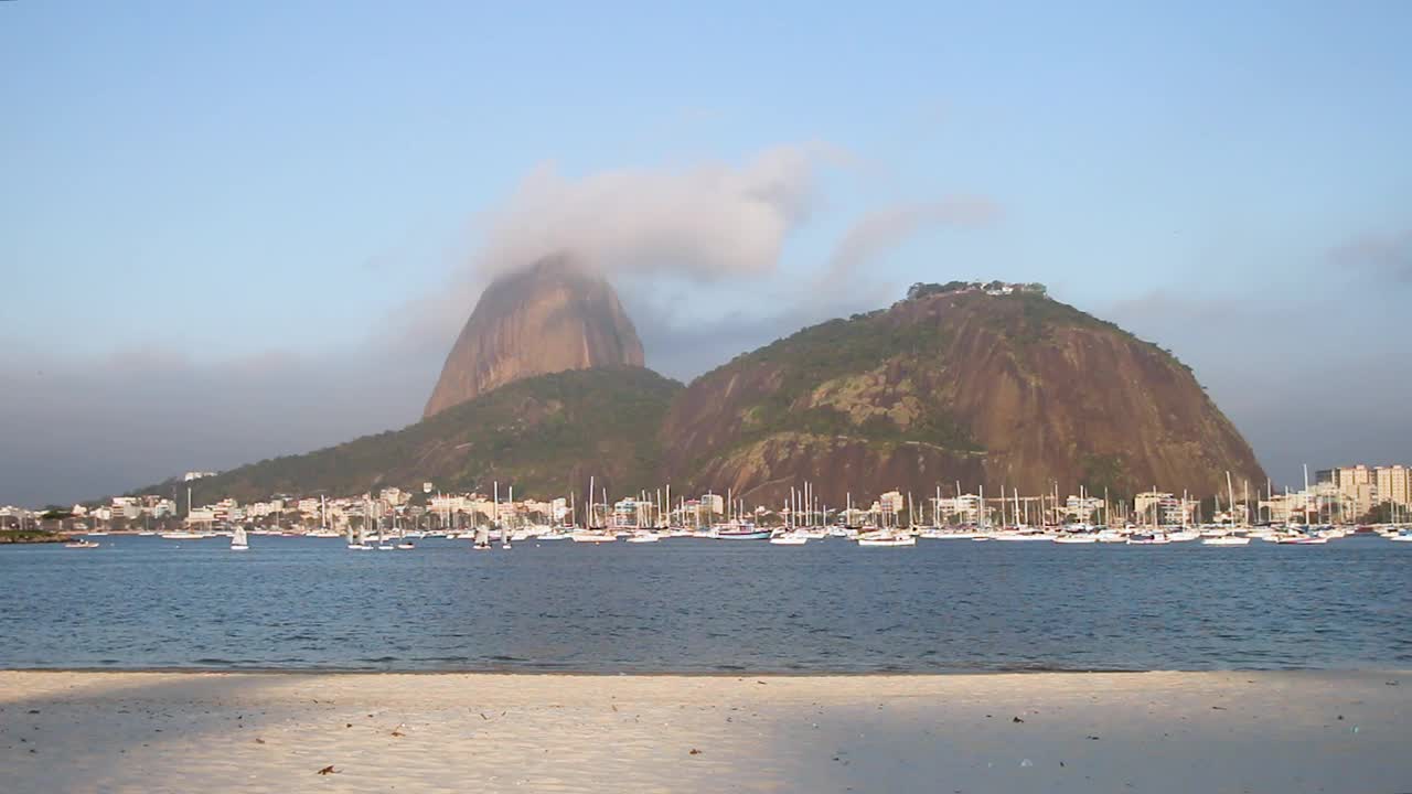 里约热内卢里约热内卢的Botafogo cove。视频素材