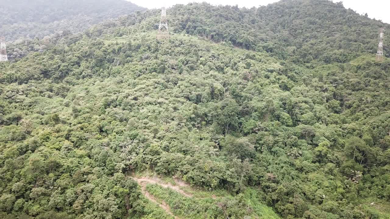 农村城市的航拍视频视频素材