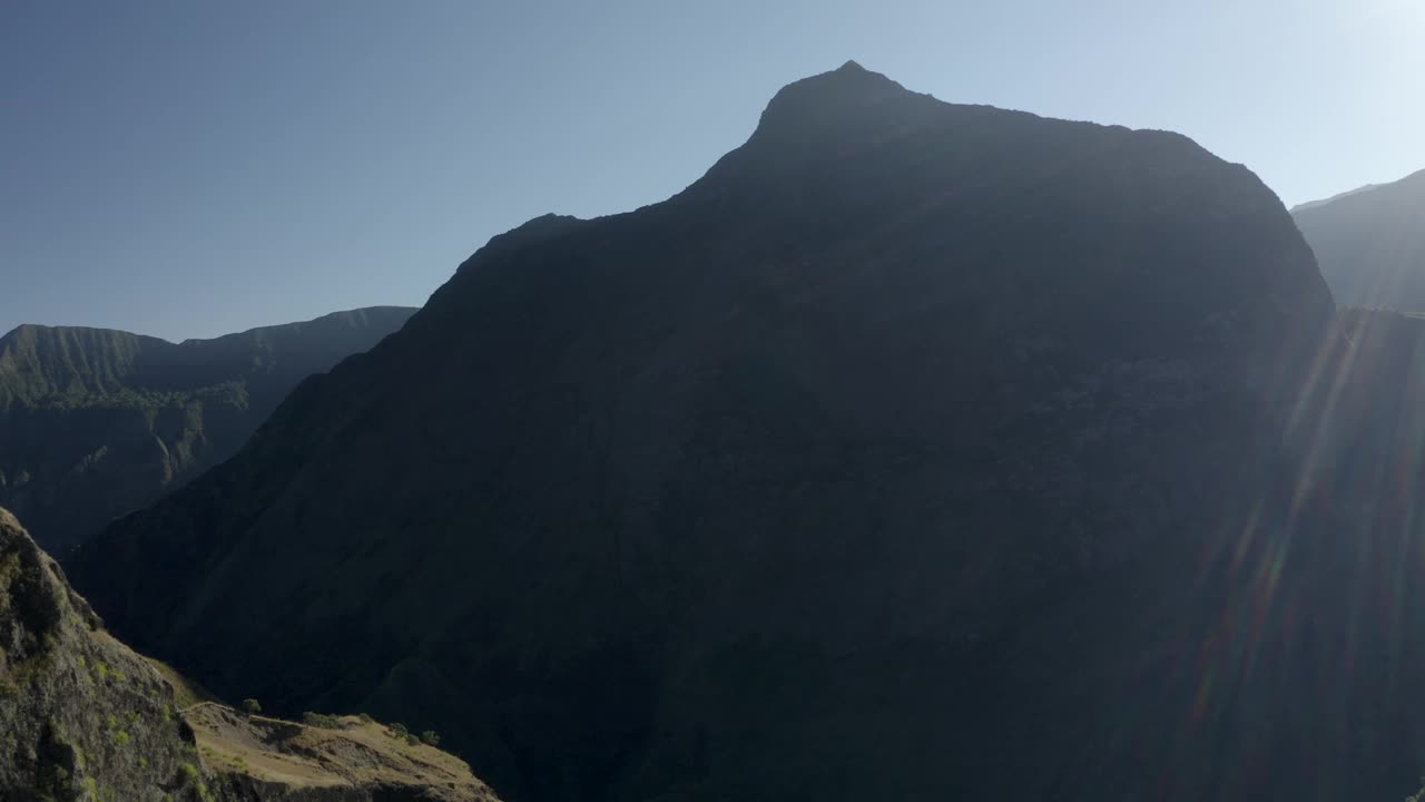 鸟瞰Sao Miguel岛景观，亚速尔群岛，葡萄牙。视频素材