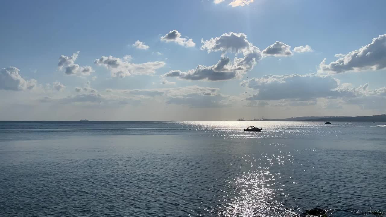 夏天的海滨和海景视频素材