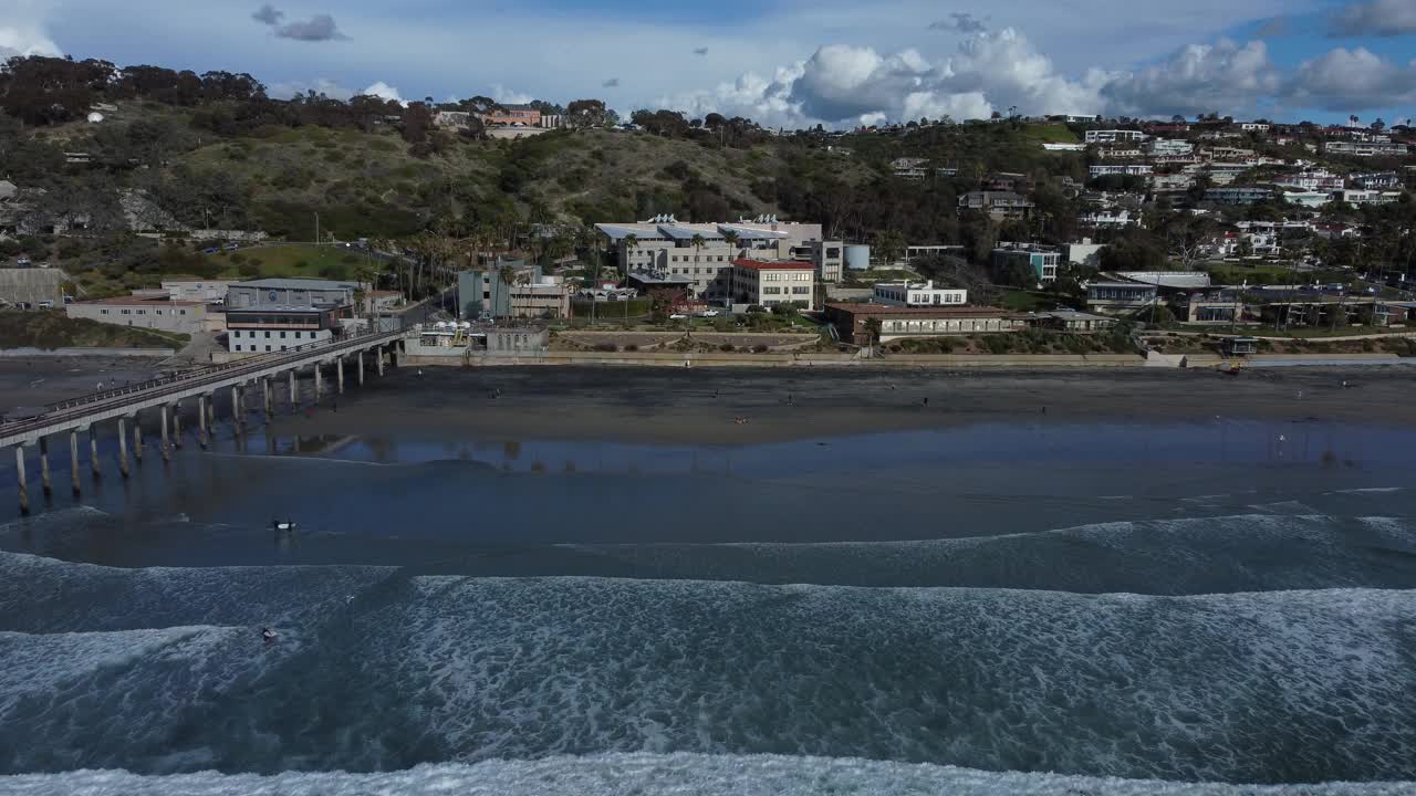 加利福尼亚州拉霍亚海岸视频素材