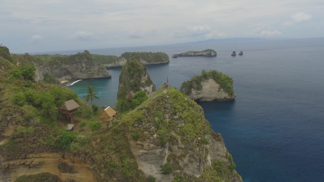 Nusa Penida /巴厘岛，印度尼西亚视频素材