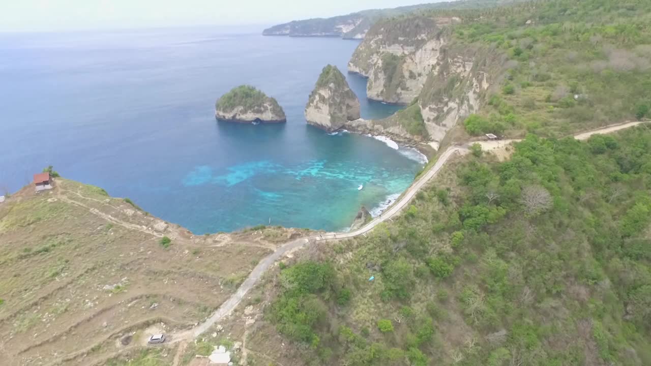 Nusa Penida /巴厘岛，印度尼西亚视频素材