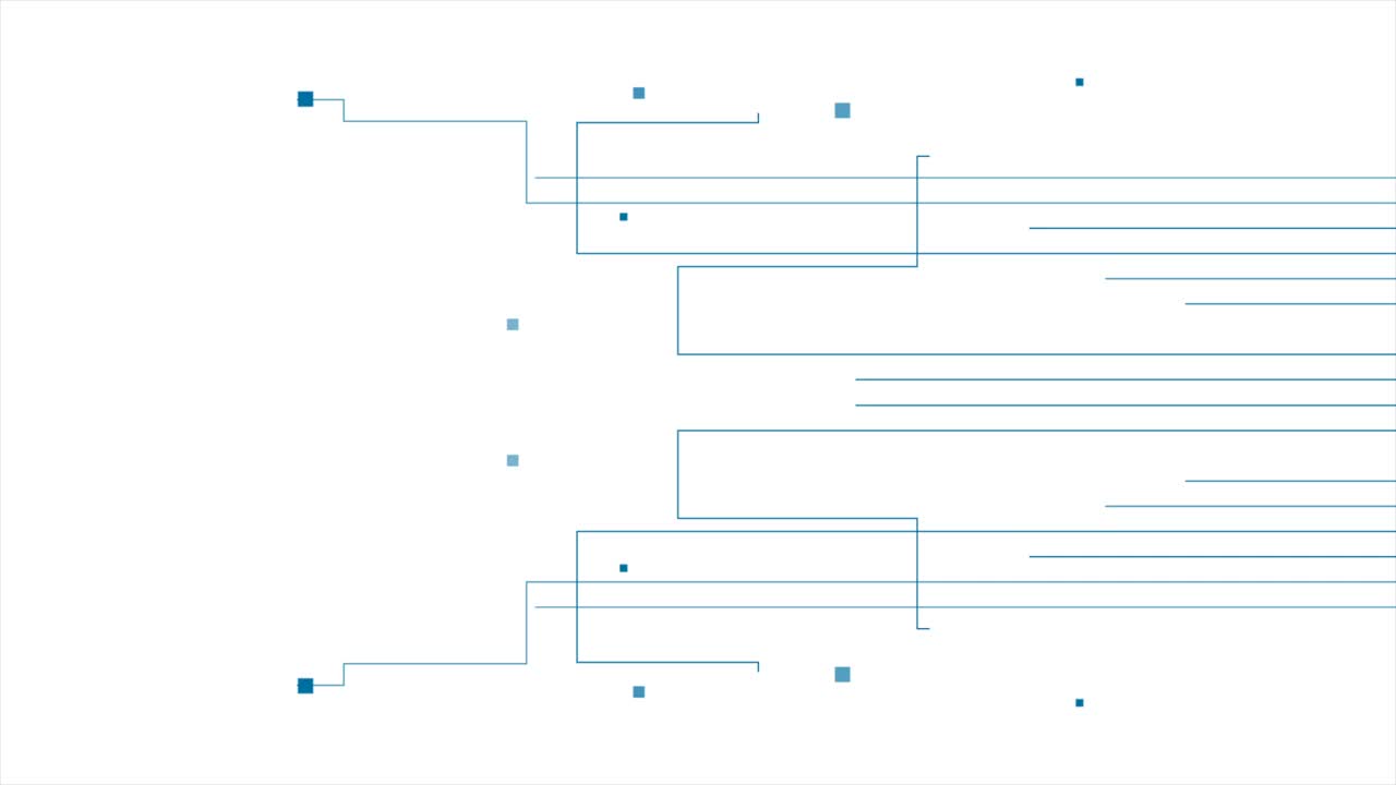 蓝色最小线抽象电路板运动背景视频素材
