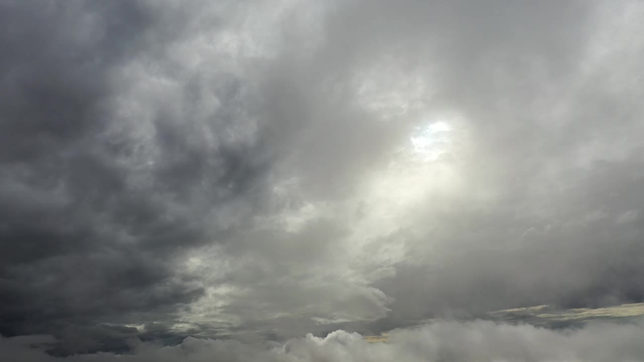 下雨前天空多云视频下载