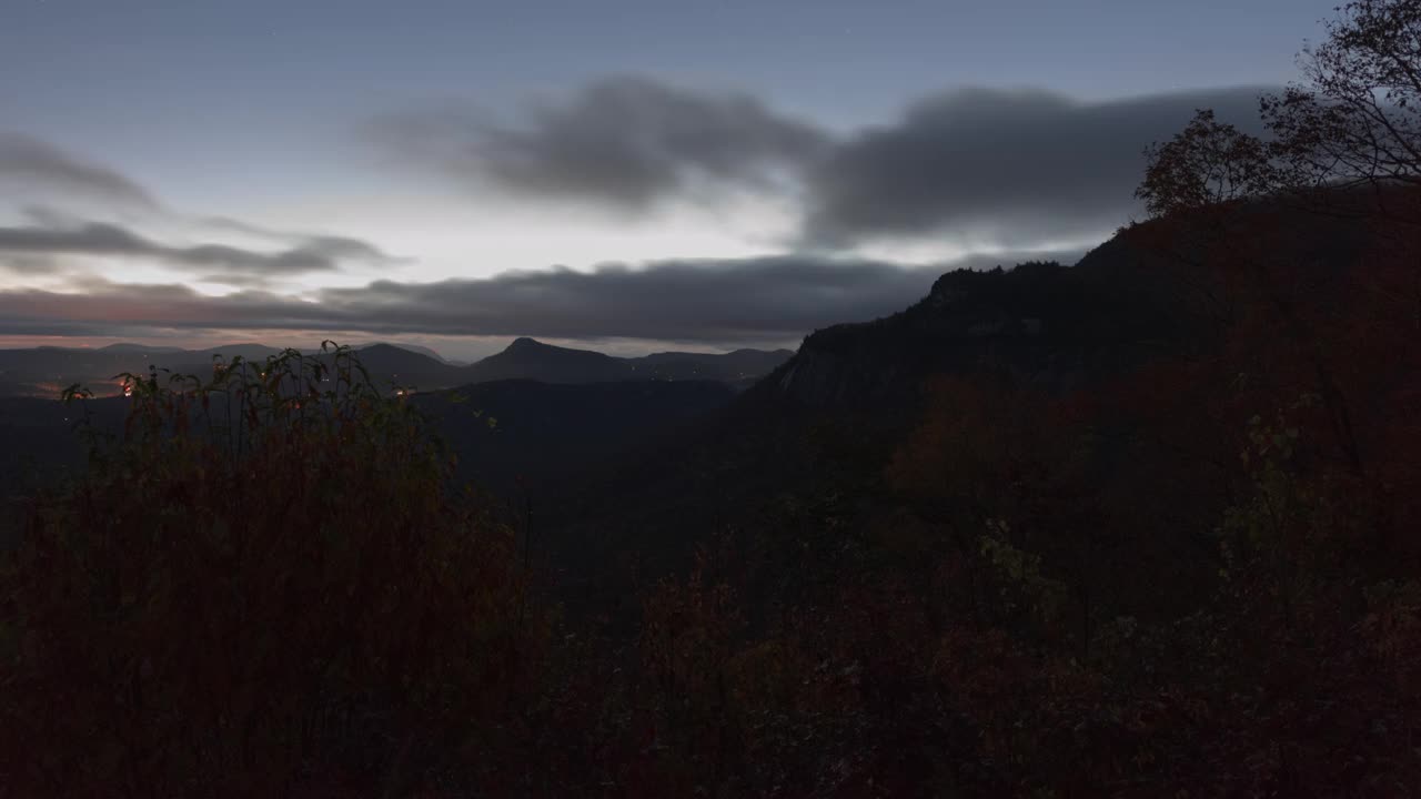 美国北卡罗莱纳的白塞德山。视频素材