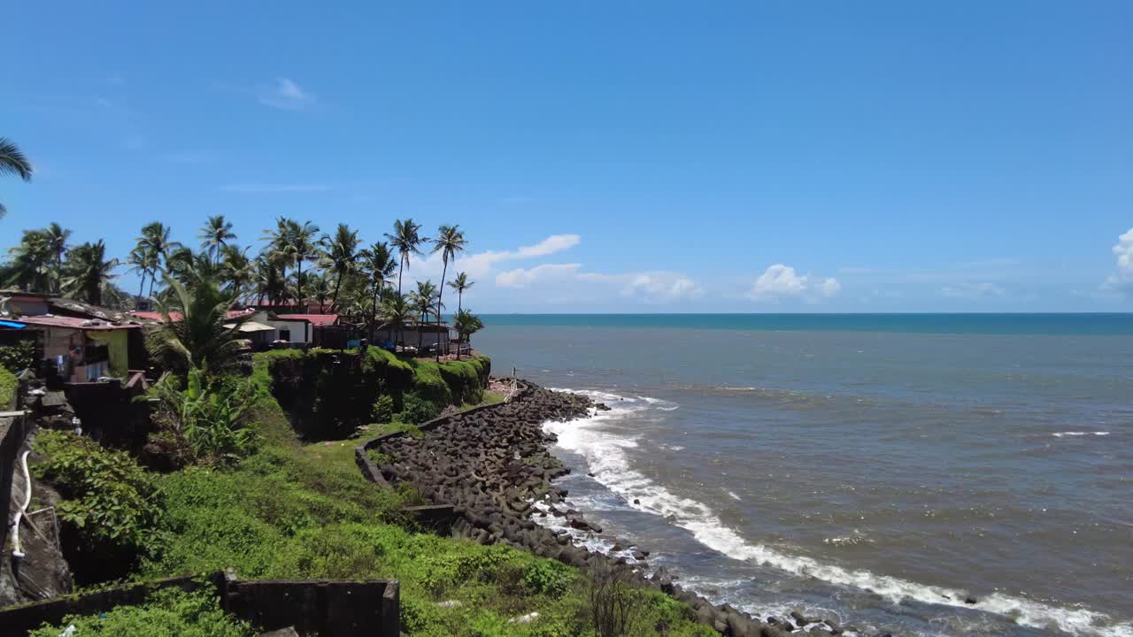 Anjuna海滩,果阿视频素材