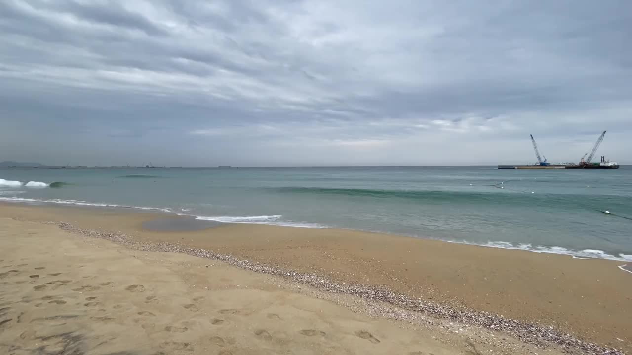 沙滩和大海视频素材