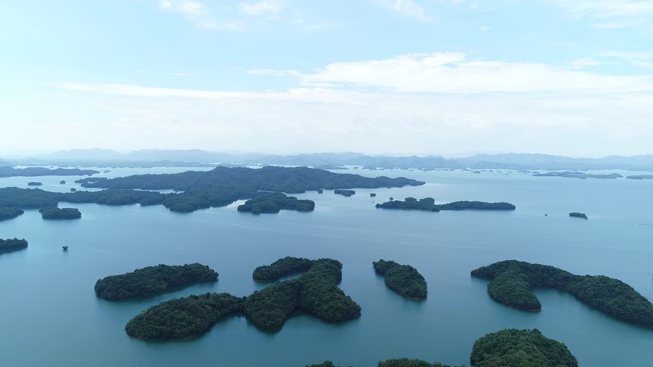 中国庐山西海风景区视频素材