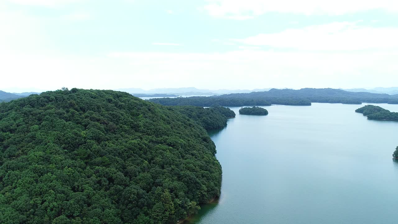 中国庐山西海风景区视频素材