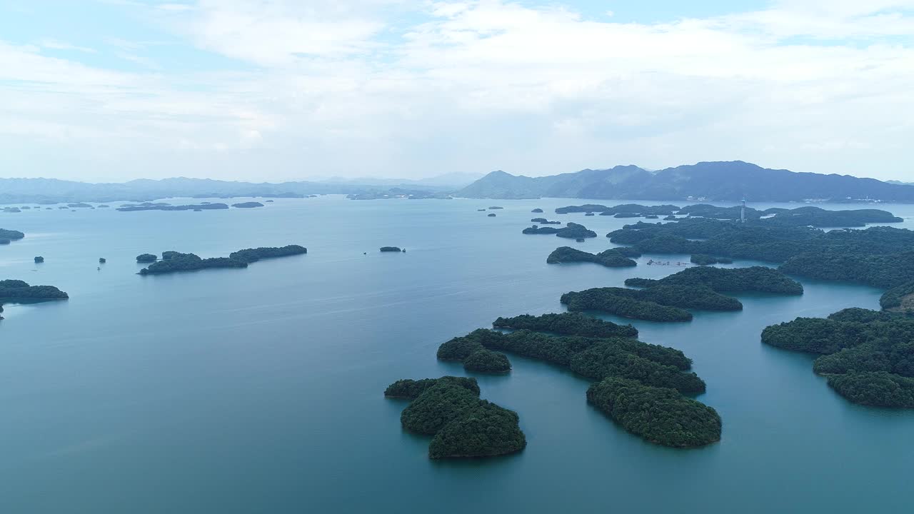 中国庐山西海风景区视频素材