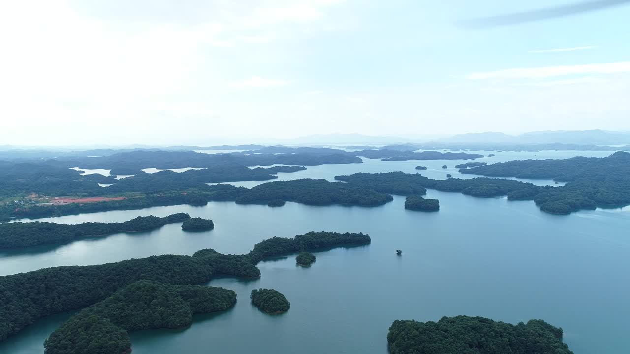 中国庐山西海风景区视频素材