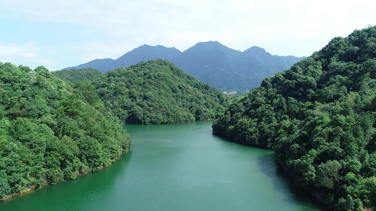 中国庐山西海风景区视频素材