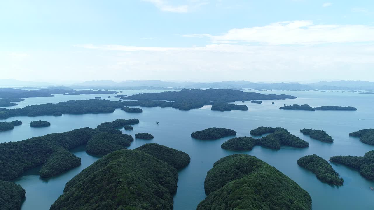 中国庐山西海风景区视频素材