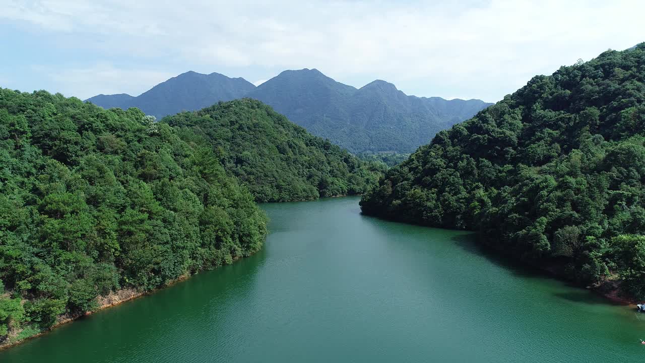 中国庐山西海风景区视频素材