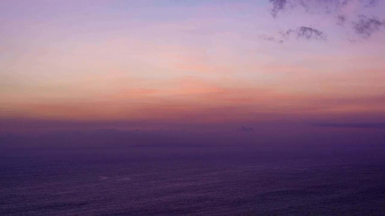 日落美景/印尼巴厘岛视频素材