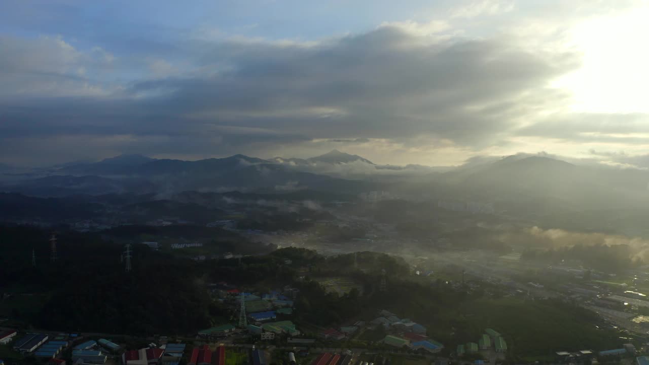 山/南阳州，京畿道，韩国视频素材