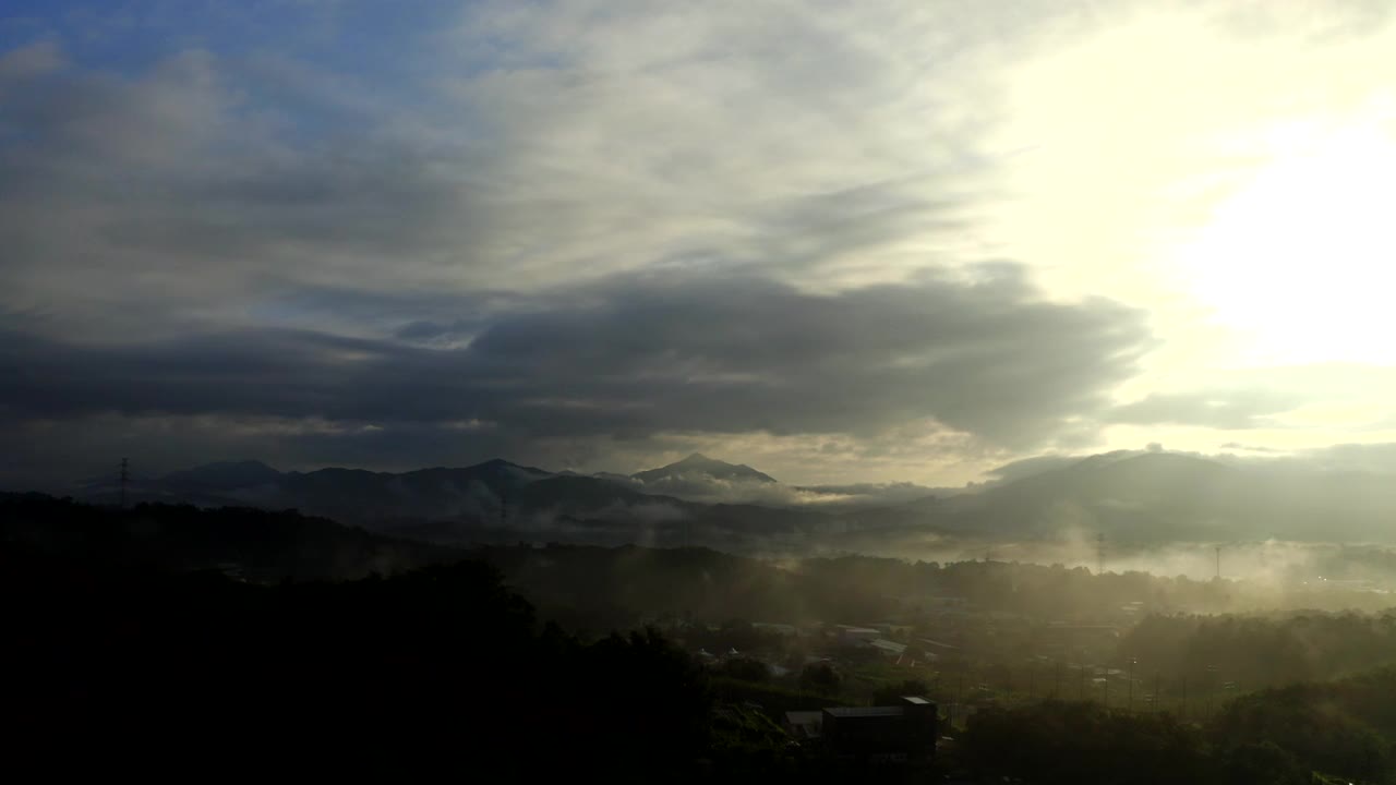 山/南阳州，京畿道，韩国视频素材