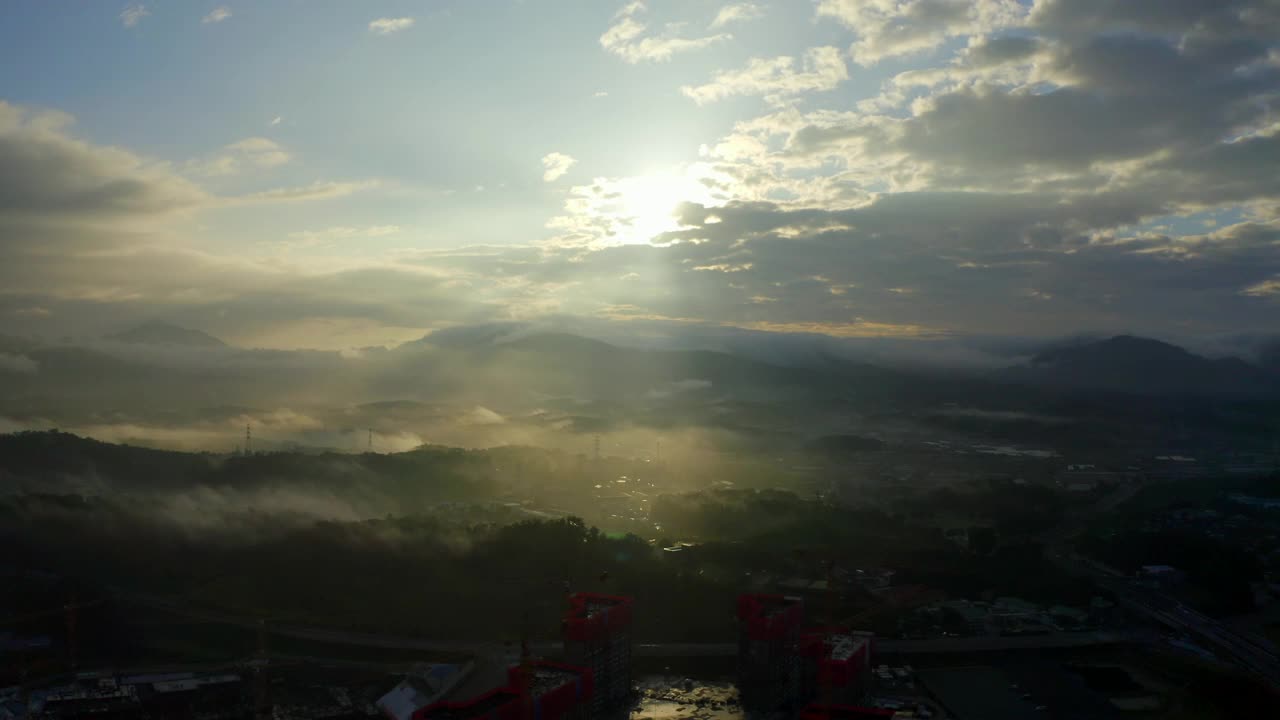 山/南阳州，京畿道，韩国视频素材