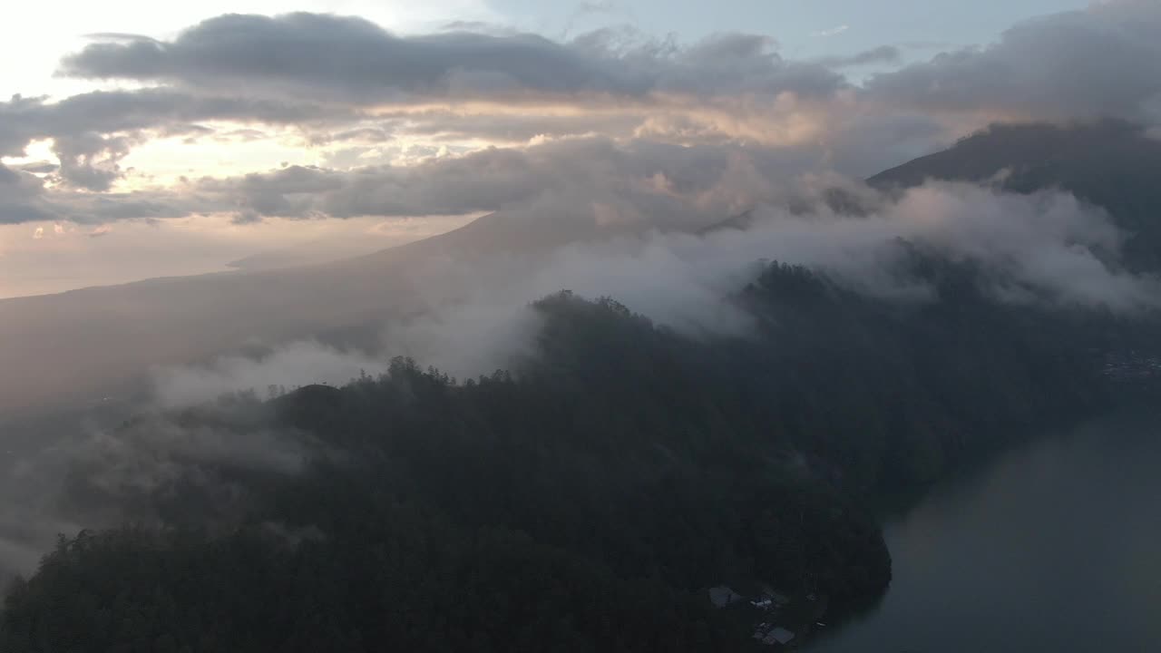 阿伦孔山风景/印尼巴厘岛视频素材