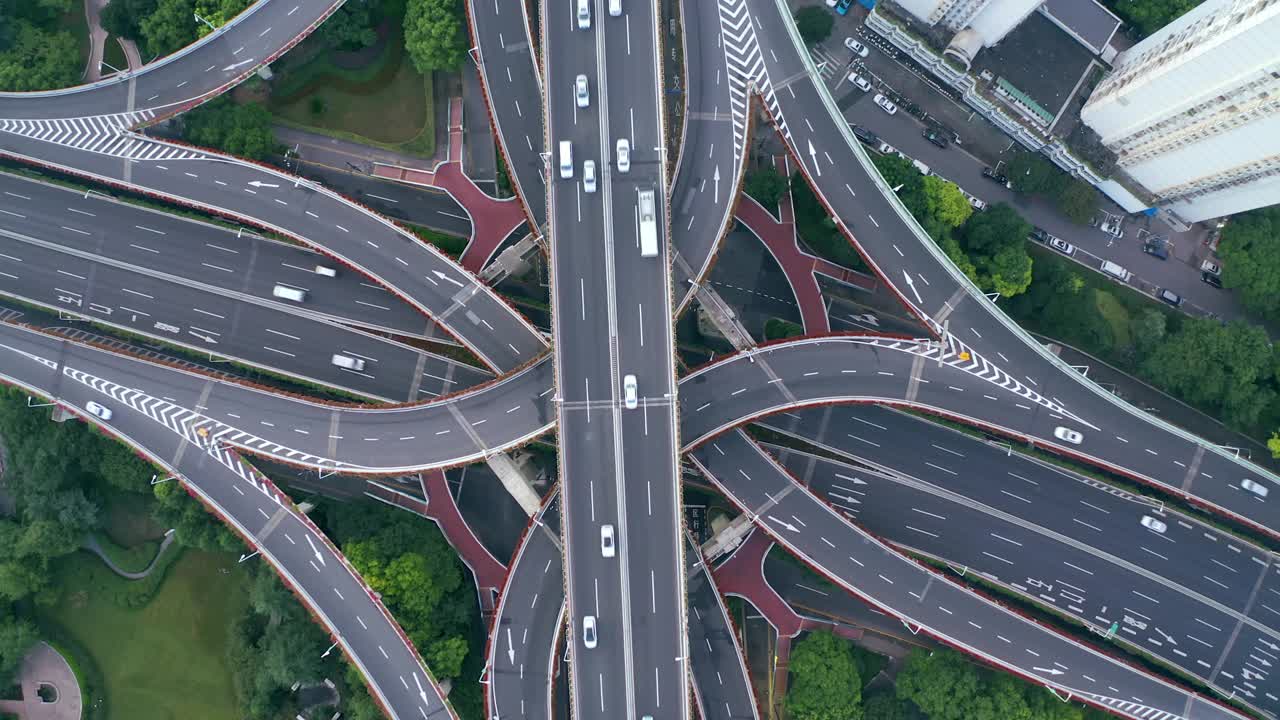 高速公路交换视频素材