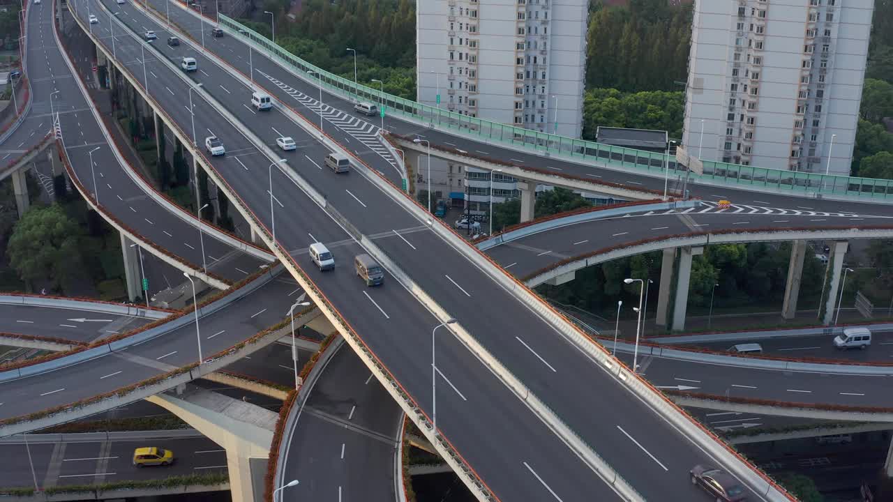 高速公路交换视频素材