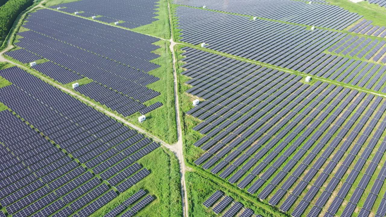 太阳能发电站视频素材