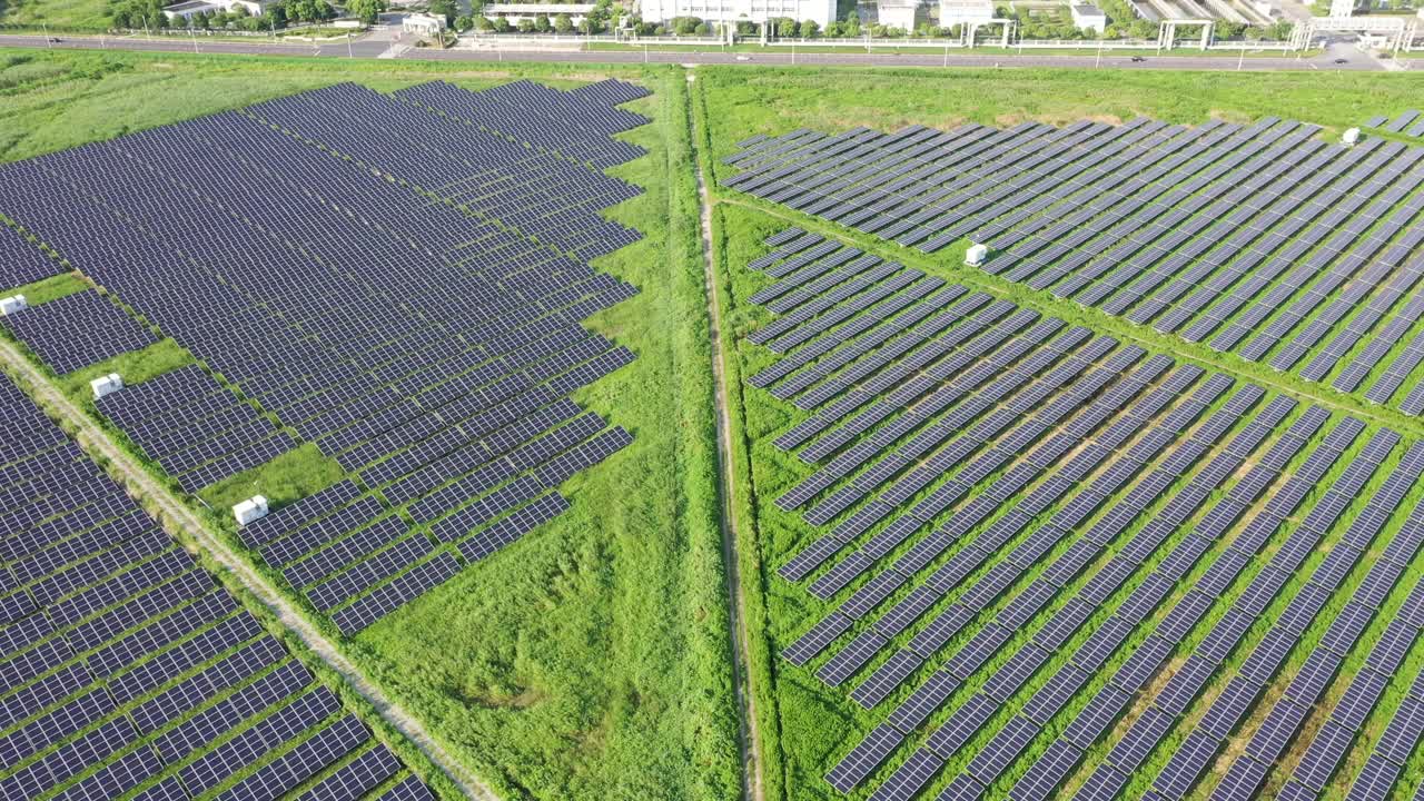 太阳能发电站视频素材