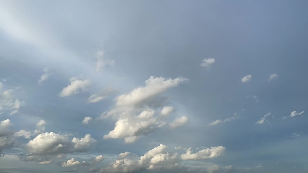 雨季的天空。视频素材