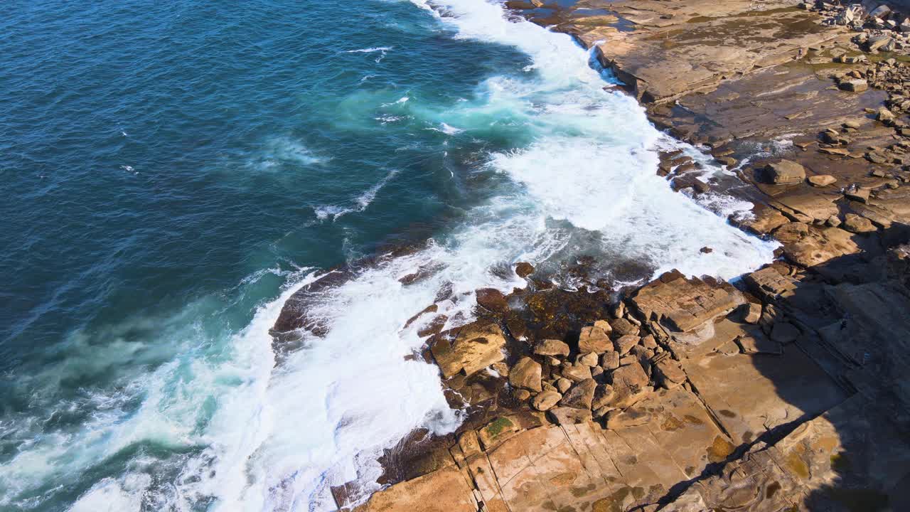 澳大利亚新南威尔士州中央海岸Terrigal海滩的海景视频素材