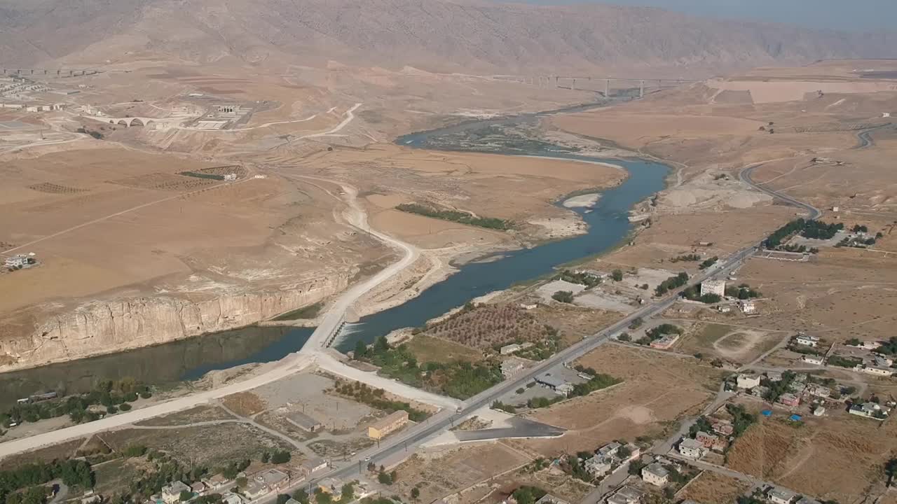 Hasankeyf，土耳其的一个古老的小镇视频下载