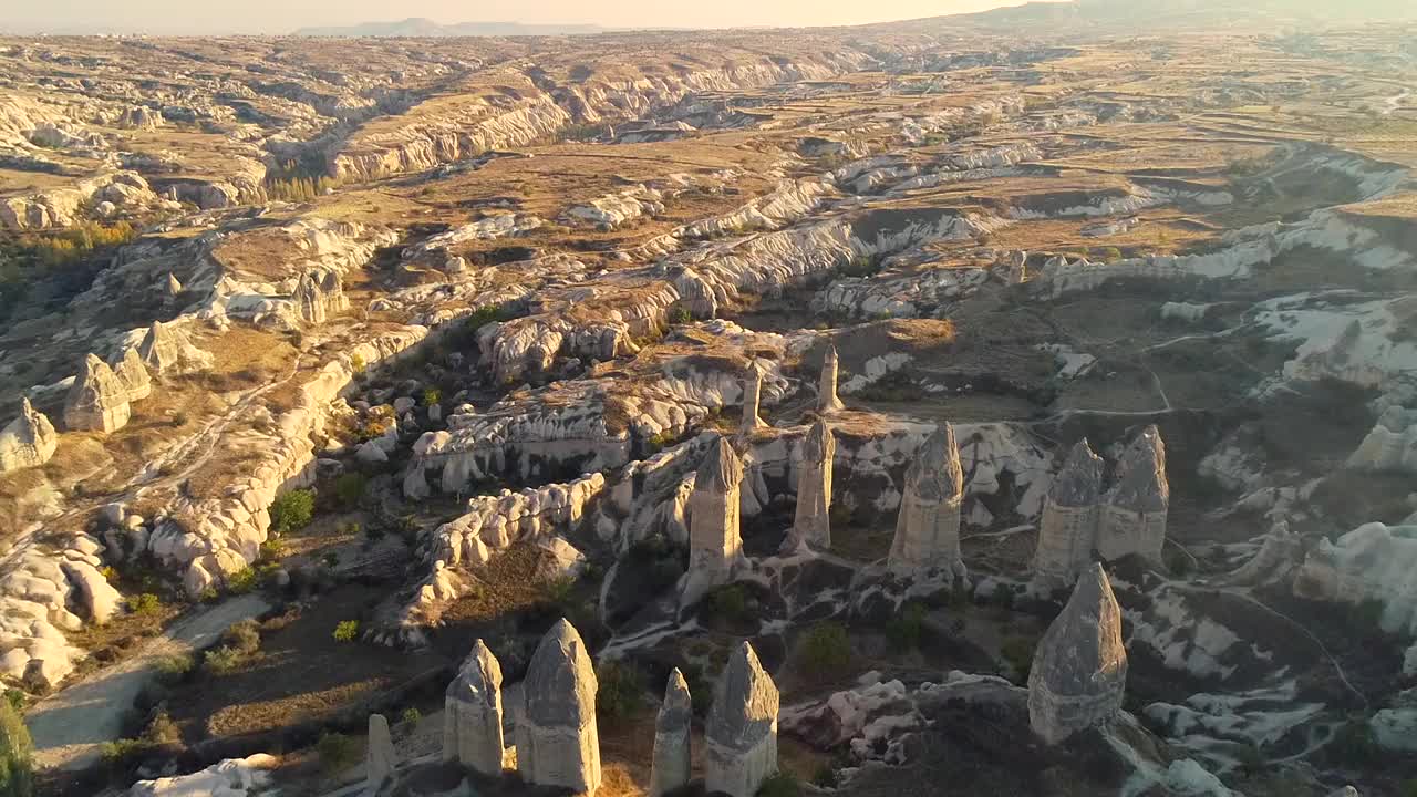 精灵烟囱鸟瞰图视频素材