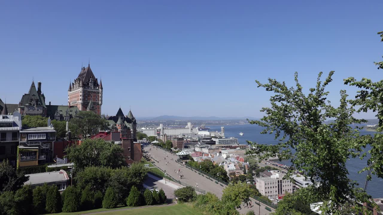 加拿大魁北克市的夏季景观视频素材