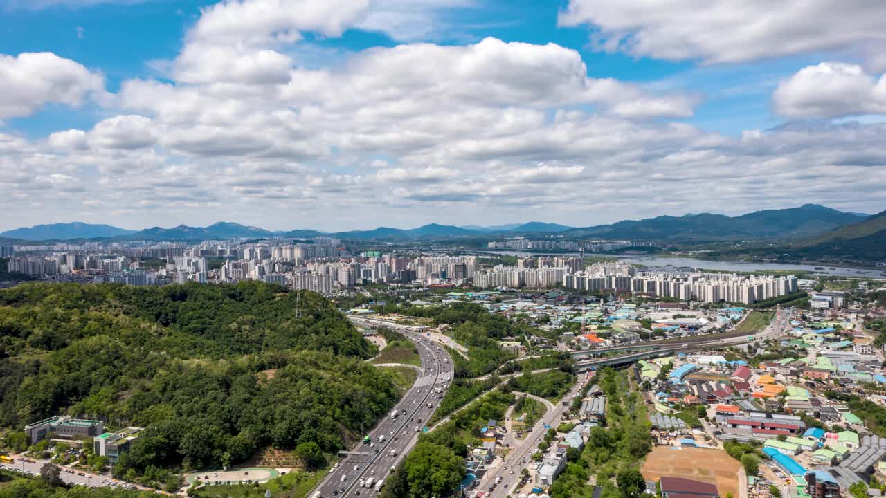 韩国京畿道河南市市中心视频素材