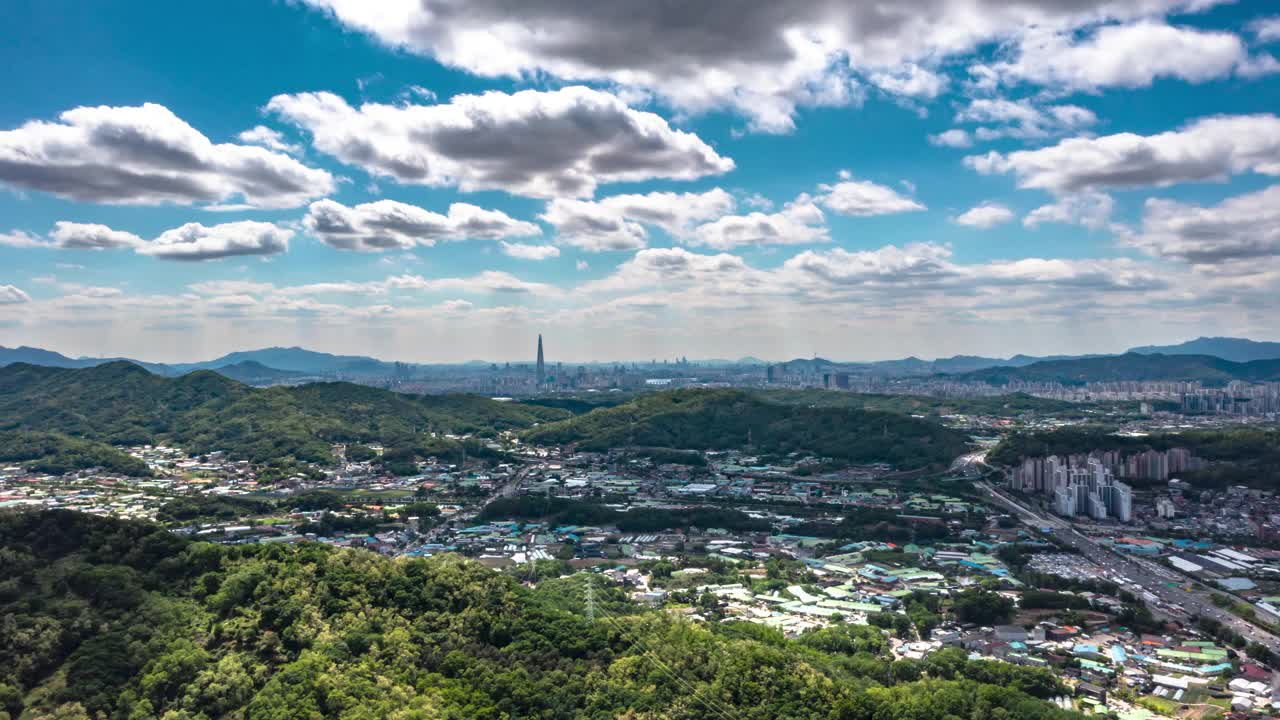 韩国京畿道河南市市中心视频素材