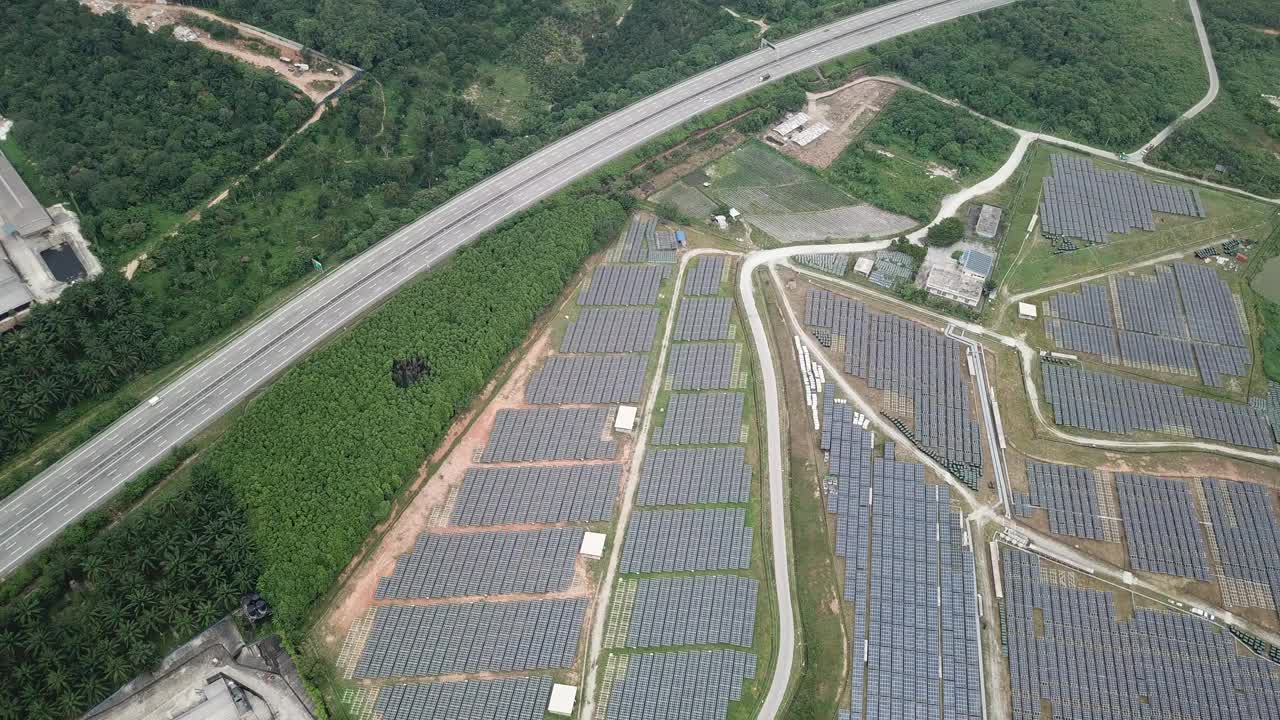 太阳能电池板视频素材