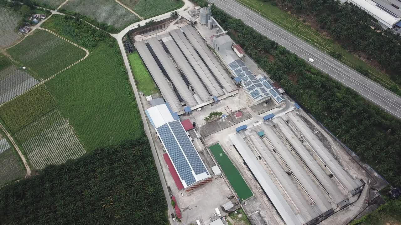 太阳能电池板视频素材