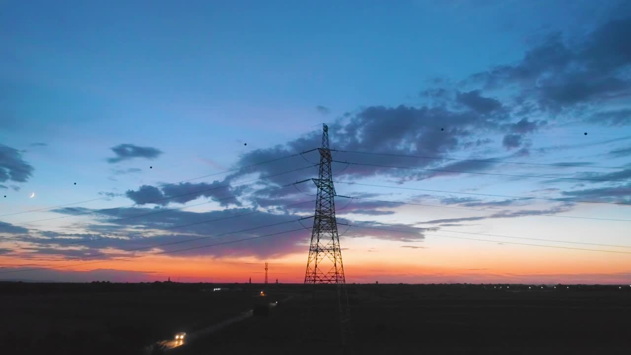 玉米地日落视频素材