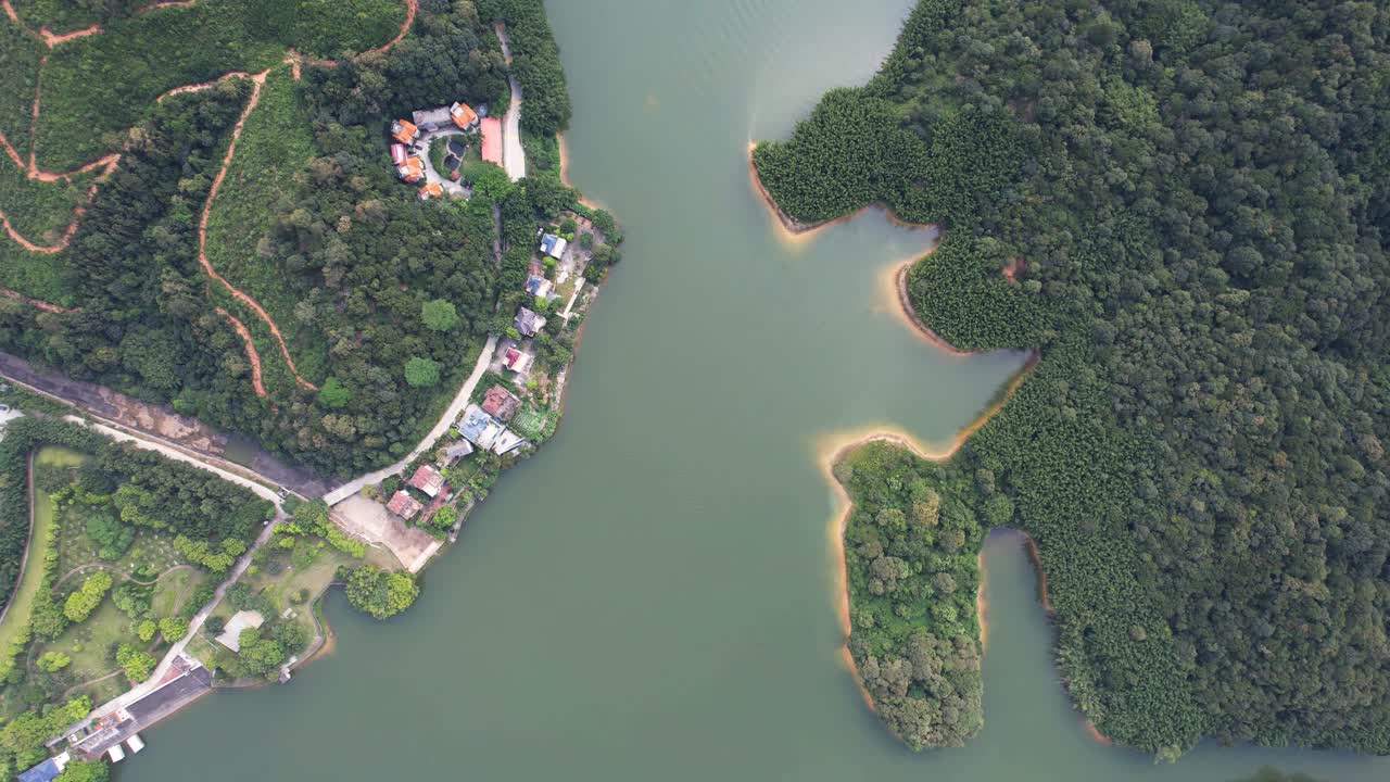 广州天麓湖全景视频素材