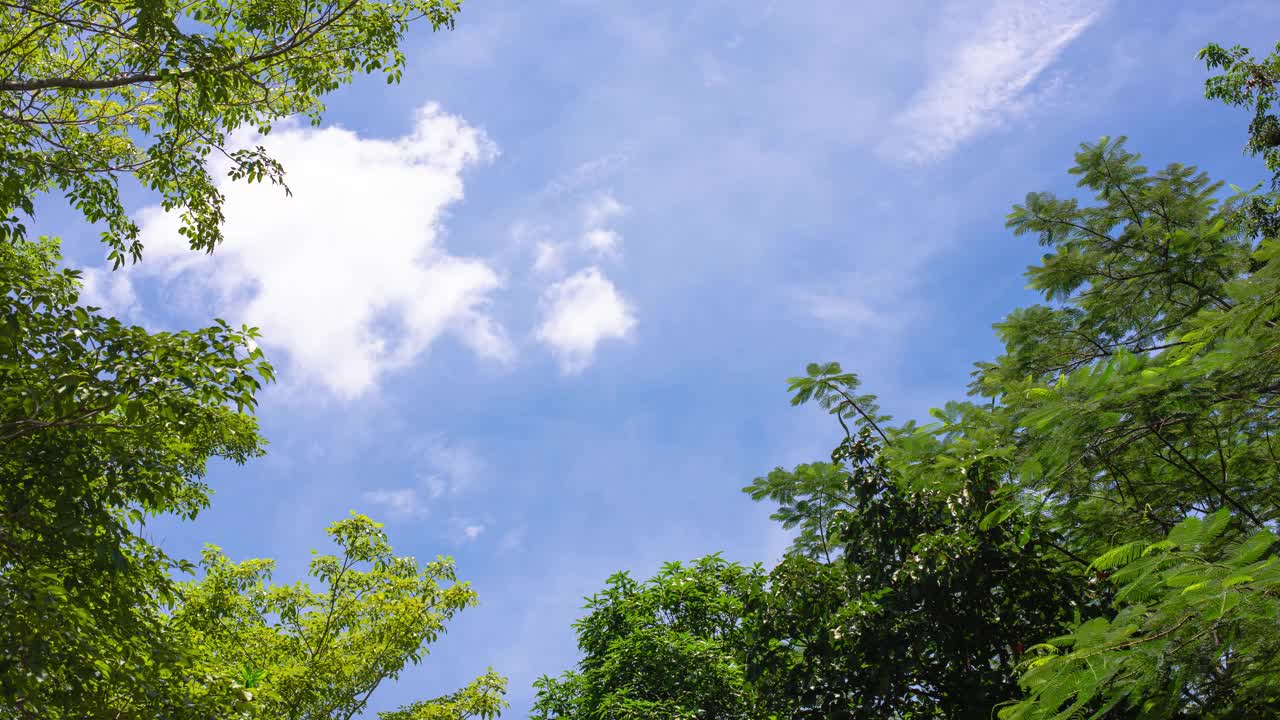 天空中白云的时间流逝视频下载