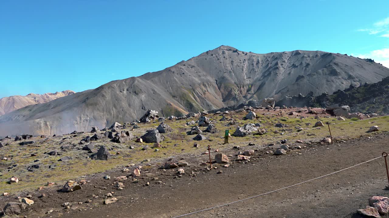 高原/冰岛的风景视频素材